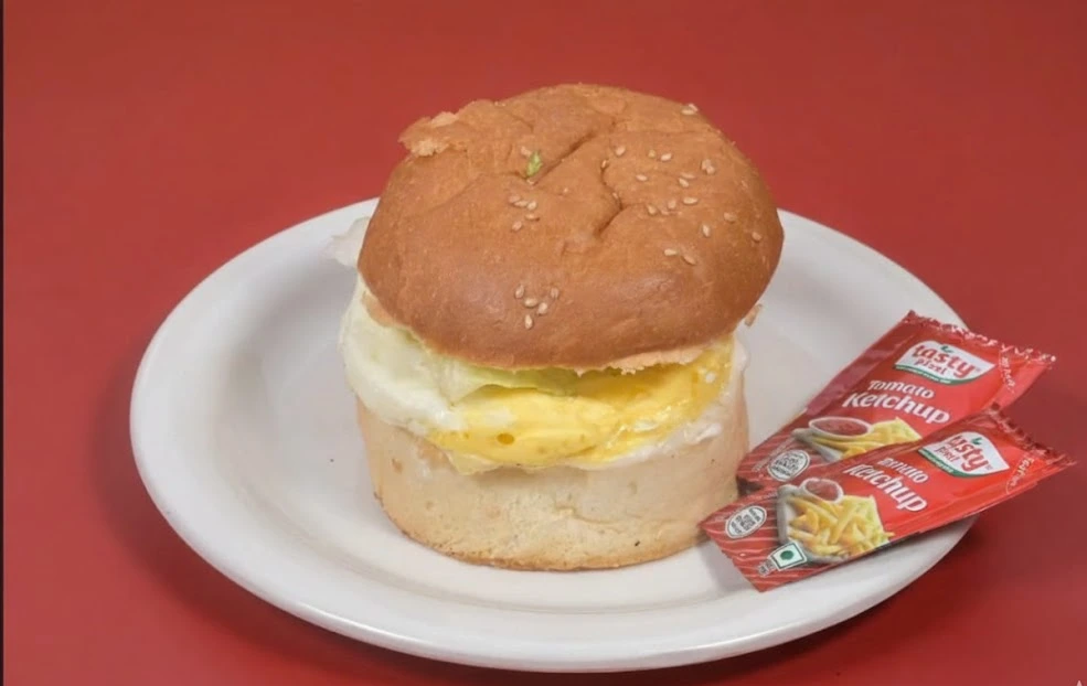 Egg Cheese Burger at Biryani Box Company